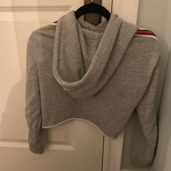Cropped Grey Hoodie - Picture 2 of 2